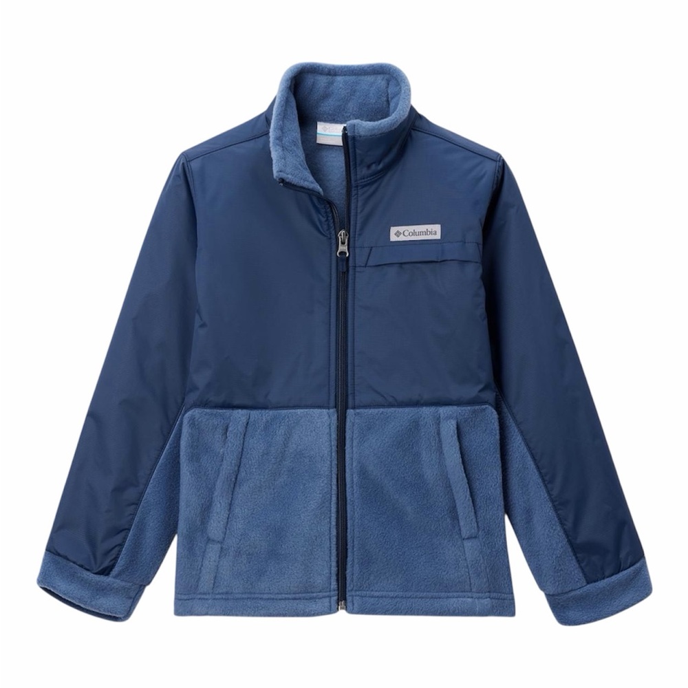 Columbia Navy Blue Steens Mt II Overlay Fleece Lined Jacket - Youth L (NWT)